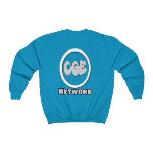 CGE NETWORK “Topics on Topics” "Carolina Blue" Crewneck Sweatshirt