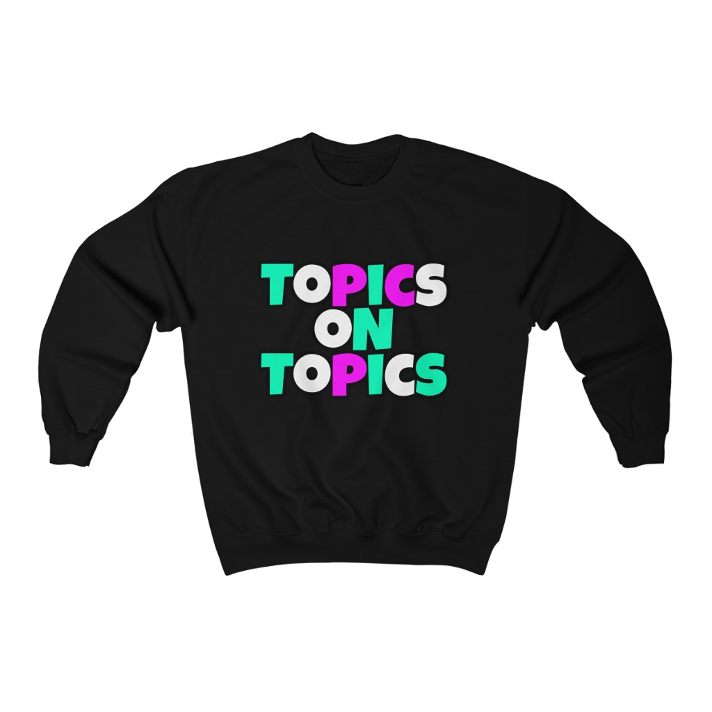 CGE NETWORK “Topics on Topics” "Miami Nights" Crewneck Sweatshirt