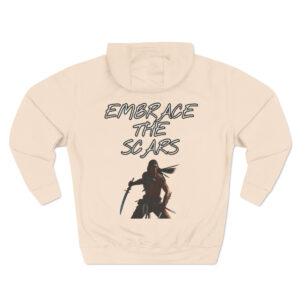 CGE APARRELS "EMBRACE THE SCARS" HOODIE [BACK].