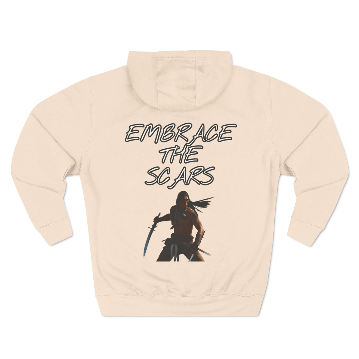 CGE APARRELS "EMBRACE THE SCARS" HOODIE [BACK].