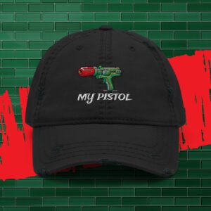 Porter Jinkins "MY PISTOL" Distressed Dad Hat
