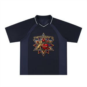 "THE CHOSEN 12" Striped V-Neck Soccer Jersey