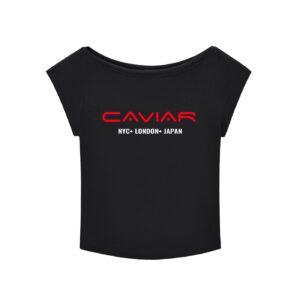 CG Apparel “CAVIAR” Womens Essential Wide Neck Baby T-shirt