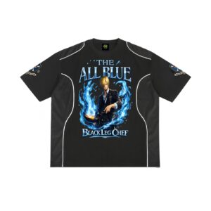 CG Apparel x SANJI | Contrast Piped Panel T-Shirt