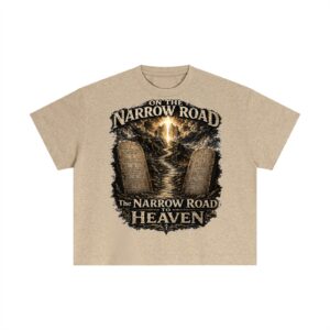 CG APPAREL "The Narrow Road" 10 Commandments Essential Cotton Boxy T-Shirt