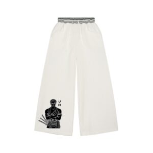 CG Apparel x ZORO | Striped Waist Wide Leg Pants