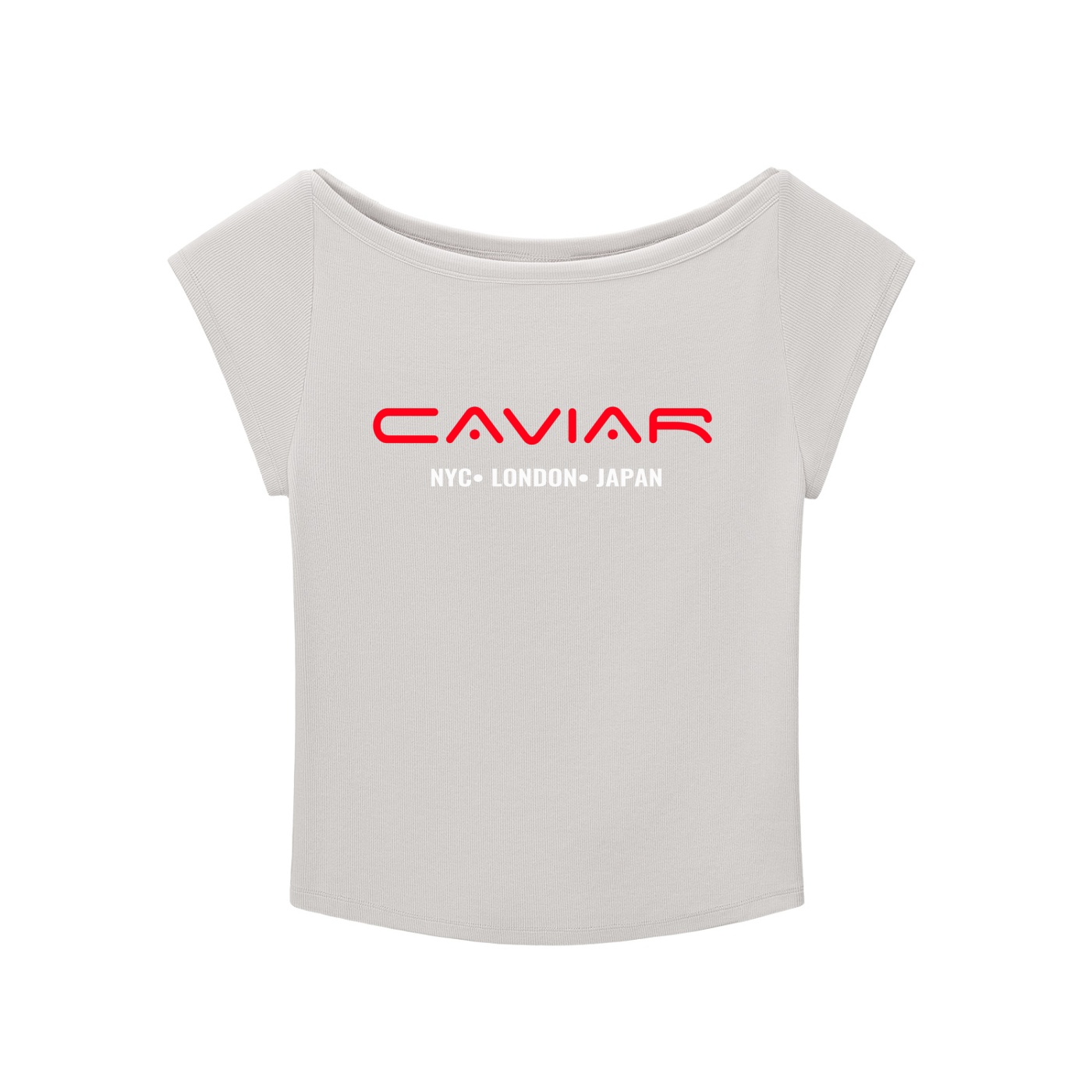 CG Apparel “CAVIAR” Womens Essential Wide Neck Baby T-shirt - Image 3
