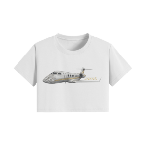 CG APPAREL "CAVIAR" Women's Crop Top T-shirt