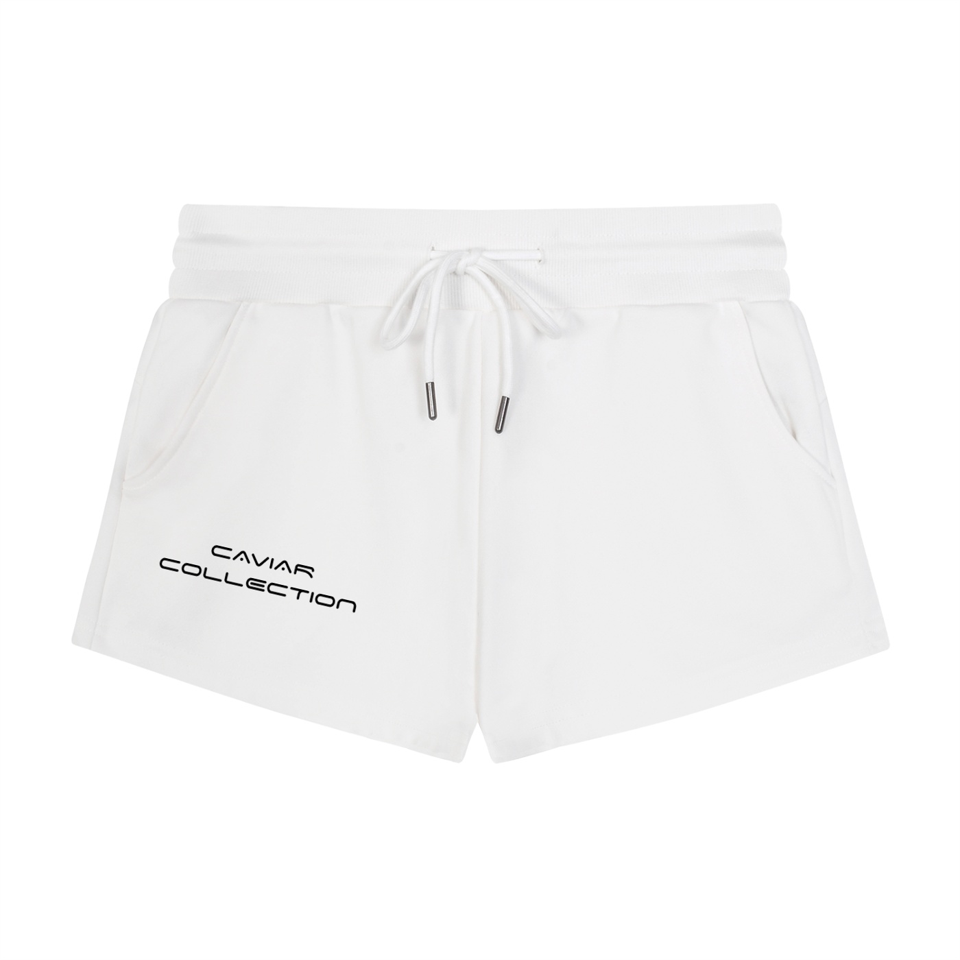 CG APPAREL BLACK "CAVIAR COLLECTION" Women's Drawstring Shorts - Image 4