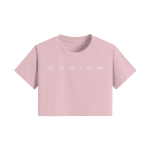 CG APPAREL "Caviar" Women's Crop Top T-shirt