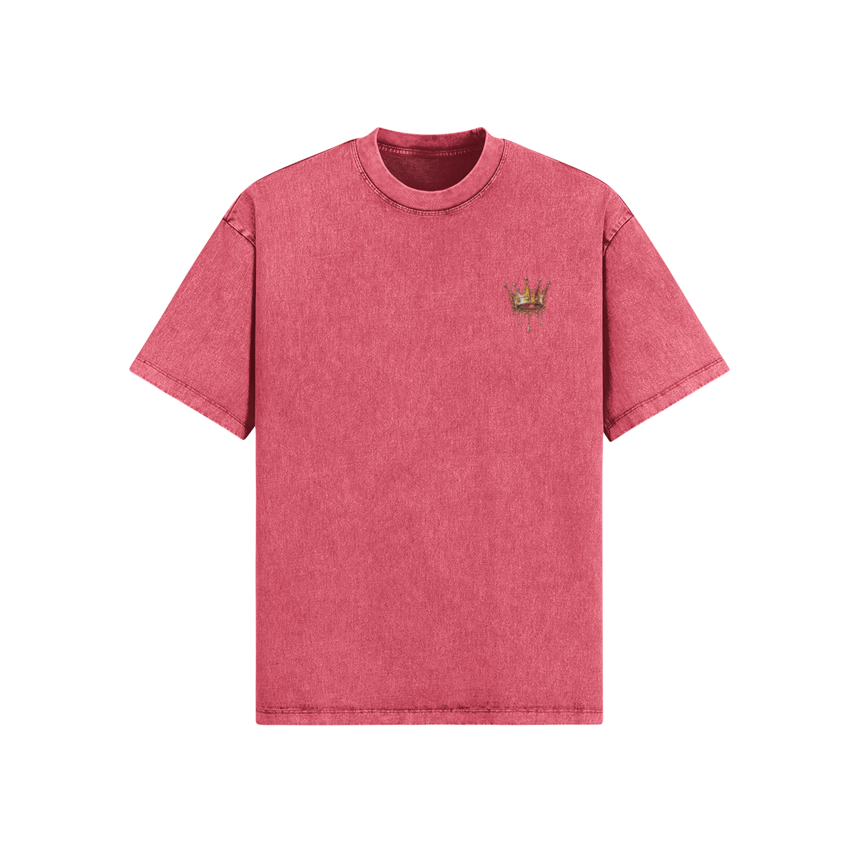 CG APPAREL "CAVIAR COLLECTION" Embroider Gold Dripping Crown Oversized - Image 5