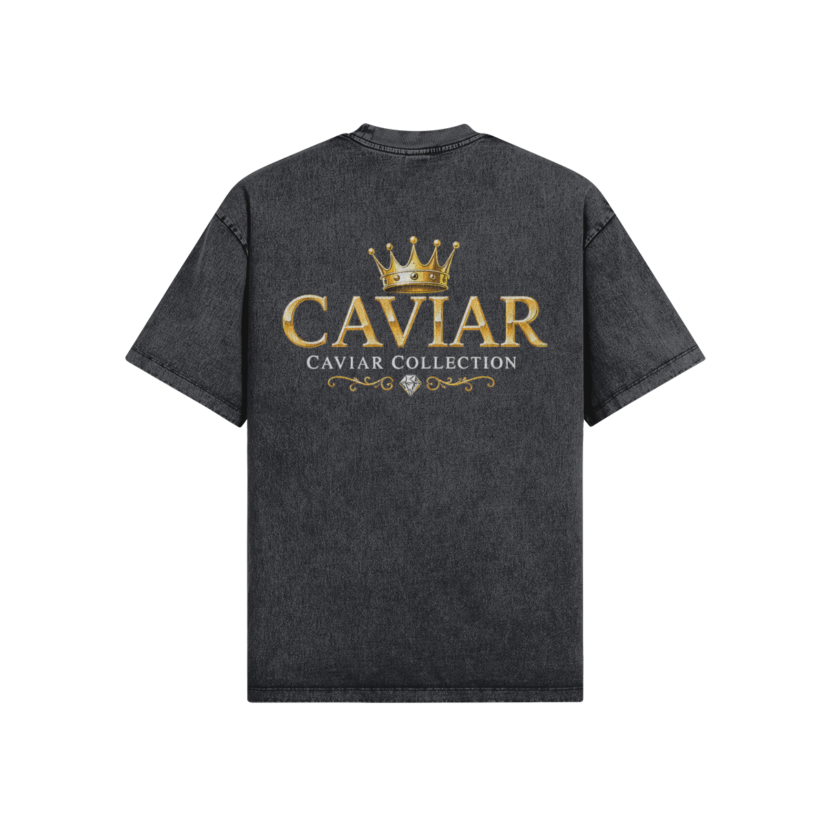 CG APPAREL "CAVIAR COLLECTION" Embroider Gold Dripping Crown Oversized - Image 12