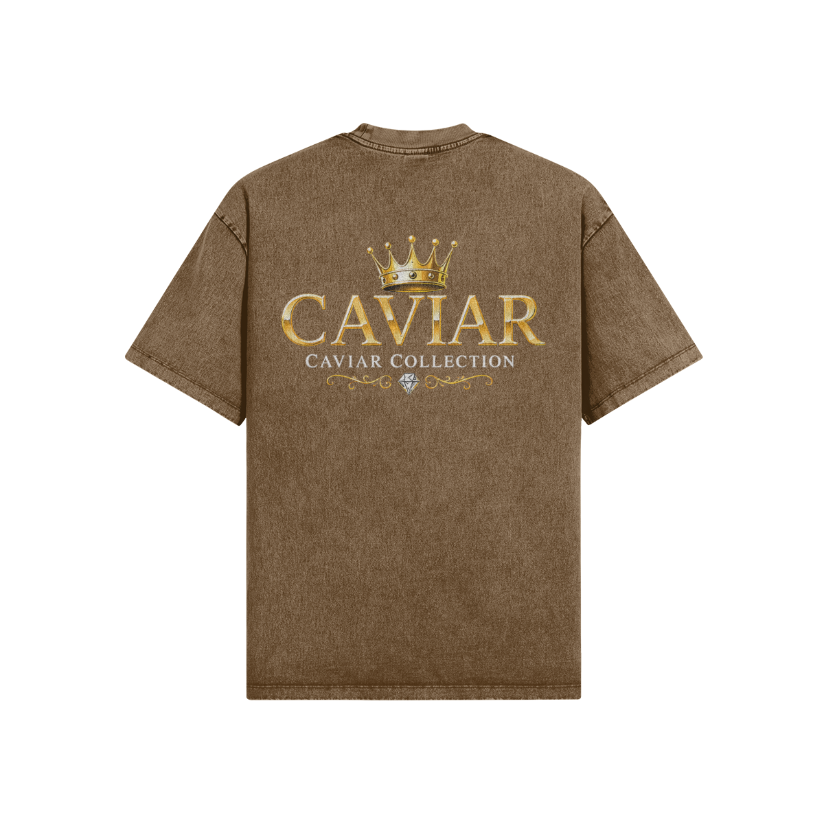 CG APPAREL "CAVIAR COLLECTION" Embroider Gold Dripping Crown Oversized - Image 14