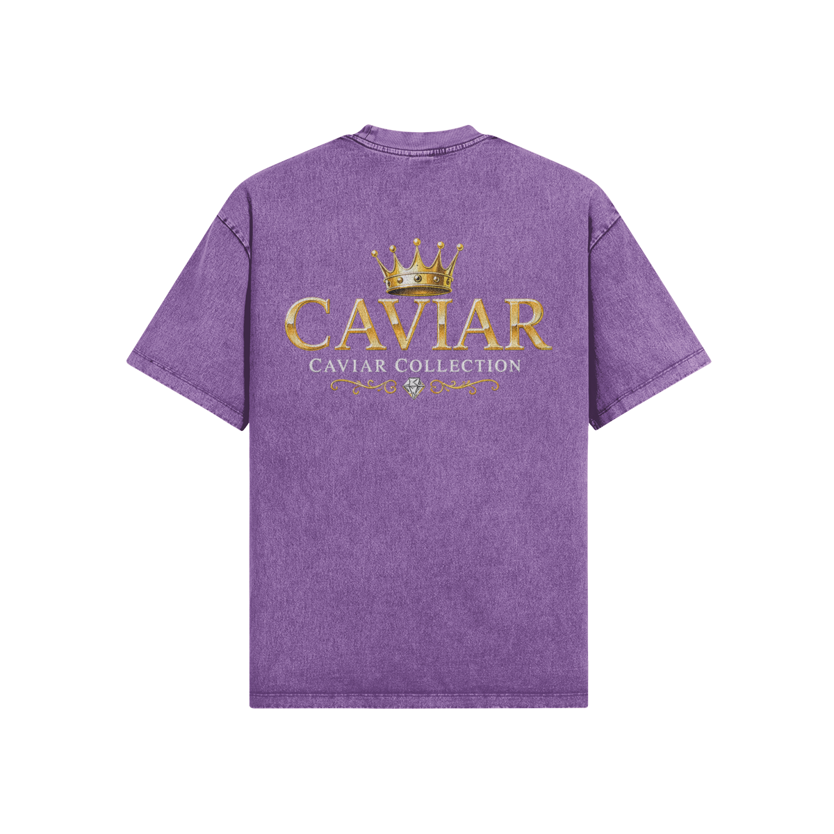 CG APPAREL "CAVIAR COLLECTION" Embroider Gold Dripping Crown Oversized - Image 11