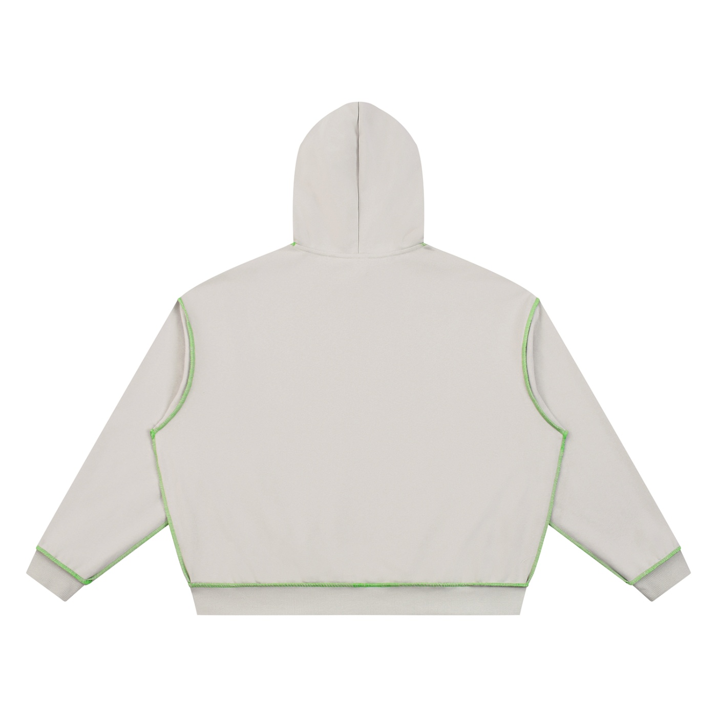 CG Apparel Embroidered Unisex Boxy Heavyweight Topstitch Hoodie - Image 2